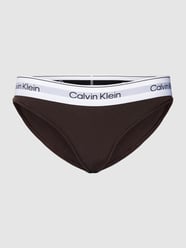 Slip mit Logo-Bund Modell 'BIKINI' von Calvin Klein Underwear Braun - 21