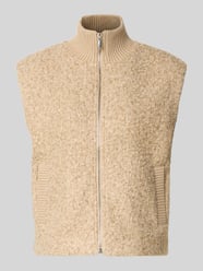 Weste mit Stehkragen Modell 'Guluni' von OPUS Beige - 15