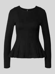 Shaped fit shirt met lange mouwen van viscosemix, model 'KENYA' van Only - 20