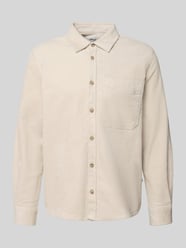 Comfort Fit Hemdjacke aus Baumwoll-Mix von s.Oliver RED LABEL Beige - 35