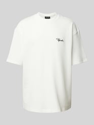 Oversized T-shirt met labelstitching van Pegador - 12