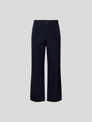 Hose mit Nietenbesatz von Helmut Lang Blau - 39