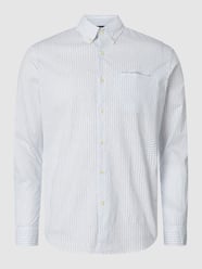 Regular Fit Freizeithemd mit Stretch-Anteil Modell 'Basile' von Pierre Cardin Weiß - 45