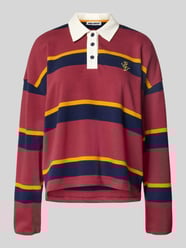 Oversized sweatshirt met polokraag van Review Bordeaux - 29