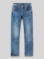 Jeans met labeldetail van Blue Effect - 8