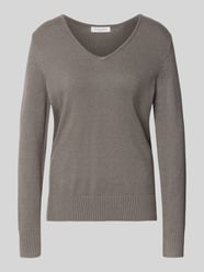 Gebreide pullover van viscosemix met V-hals van Christian Berg Woman - 45