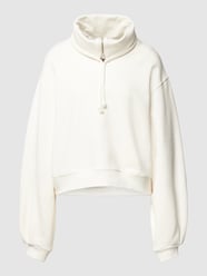 Sweatshirt mit Rollkragen von Marc O'Polo Weiß - 28