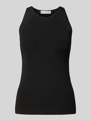 Tanktop in Ripp-Optik Modell 'MARWA' von Selected Femme Schwarz - 11