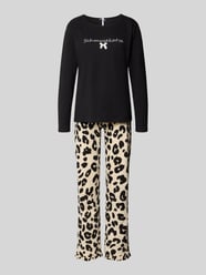 Pyjama-set van puur katoen model 'Schmusekatze' van LOUIS & LOUISA - 6