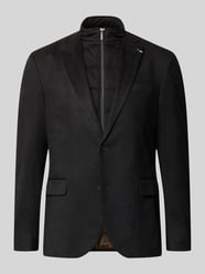 Regular Fit Sakko aus elastischem Material-Mix mit Label-Detail von bugatti - 36