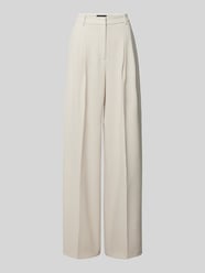 Wide Leg Stoffhose mit Bundfalten Modell 'ANNY' von Cambio Beige - 10