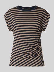 regular fit T-shirt van puur katoen model 'Epka_striped1' van BOSS - 9