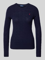 Sweter wełniany ze ściegiem warkoczowym model ‘JULIANNA’ od Polo Ralph Lauren - 43