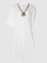 Leinenkleid mit Muscheln und Zierperlen  von Nadine H Weiß - 48