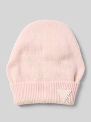 Beanie met labelpatch, model 'MARZIA' van GUESS Activewear Fuchsia - 10