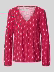 Loose fit shirt met lange mouwen van viscosemix van Tom Tailor - 43