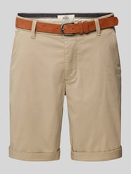 Regular Fit Bermudas mit Gürtel Modell 'MIKE' von Redefined Rebel Beige - 29