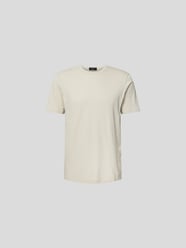 T-Shirt in melierter Optik von Theory Beige - 12