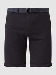 Chino-Shorts aus Piqué  von MCNEAL Blau - 13