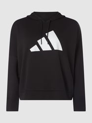 PLUS SIZE hoodie met logoprint  van Adidas Sportswear Plus Grijs / zwart - 45
