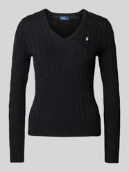 Strickpullover mit Logo-Stitching Modell 'KIMBERLY' von Polo Ralph Lauren - 20