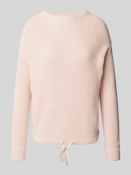 Oversized Strickpullover aus Viskose von Jake*s Casual Rosa - 20