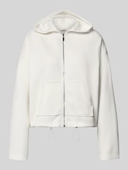 bluza rozpinana o kroju regular fit z kapturem od Christian Berg Woman - 11