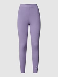 Leggings mit Label-Stitching von KARL KANI Lila - 27