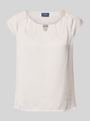 T-Shirt aus Satin mit Rundhalsausschnitt von Vera Mont - 38