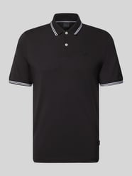 koszulka polo o kroju regular fit z wyhaftowanym logo od bugatti - 33