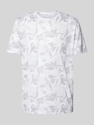 T-Shirt mit Allover-Muster von Christian Berg Men Weiß - 19