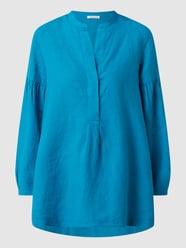 Blusenshirt aus Leinen  von Seidensticker Blau / Türkis - 47