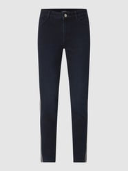 Straight fit jeans met stretch van comma Blauw / turquoise - 2