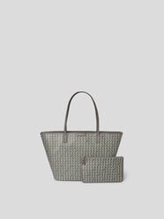 Shopper mit Allover-Muster von Tory Burch Braun - 48