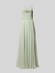 Abendkleid mit Wasserfall-Ausschnitt von LUXUAR FASHION - 3