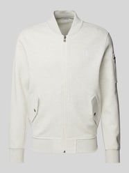 Sweatjacke mit Pattentaschen Modell 'BOMBER' von Polo Ralph Lauren Beige - 28