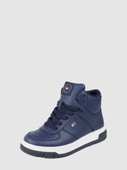 High Top Sneaker in Leder-Optik Modell 'Paulene'  von T.Hilfiger Kids Shoes Blau - 46