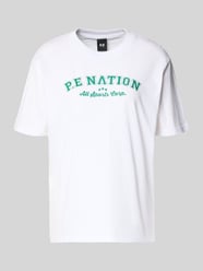 T-Shirt mit Logo-Print und Rundhalsausschnitt von P.E Nation - 25