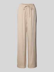 Straight Leg Leinenhose mit Tunnelzug Modell 'Pennie Ginia' von MSCH Copenhagen Beige - 10