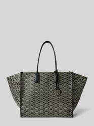 Tote Bag mit Label-Anhänger Modell 'LA GIO' von Emporio Armani Schwarz - 39