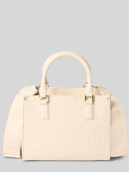 Handtas met structuurmotief met label, model 'SAMBA' van Valentino Bags - 7