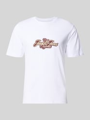 T-shirt z nadrukiem z logo model 'CASSIS' od JACK & JONES - 41