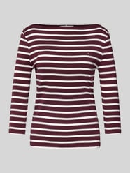 Slim Fit T-Shirt aus reiner Baumwolle von Tommy Hilfiger Bordeaux - 32