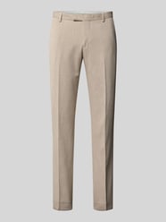 Slim Fit Anzughose mit Strukturmuster von MCNEAL Beige - 37