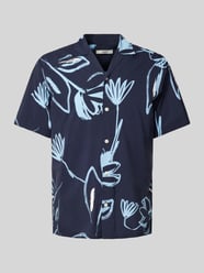 Regular Fit Freizeithemd mit 1/2-Arm Modell 'BLAPALMA' von Jack & Jones Premium Blau - 9