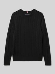 Regular Fit Strickpullover aus reiner Baumwolle von Tommy Hilfiger Teens - 22