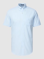 Freizeithemd mit kurzen Ärmeln Modell 'Broadcloth' von Gant Blau - 15