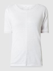 Shirt mit Zierborten Modell 'Cathy' von Brax Weiß - 44