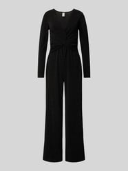 Jumpsuit mit Knotendetail Modell 'KAYA' von YAS Schwarz - 29