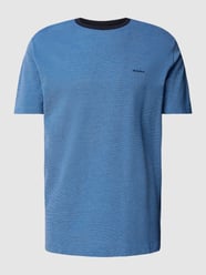 T-Shirt aus Baumwolle mit Label-Detail von Gant Blau - 1